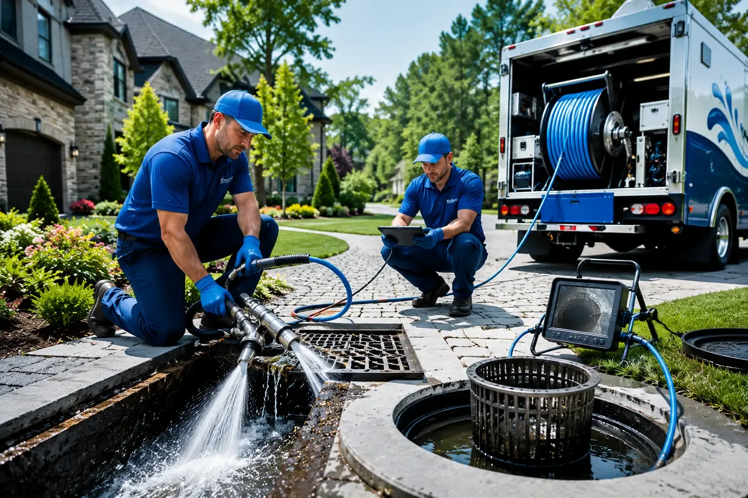 Local outdoor drain cleaning professionals in Mount Auburn, IA